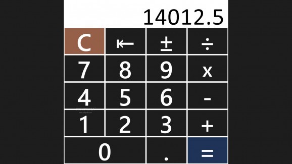 High Contrast Calculator screenshot