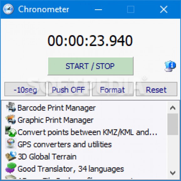 High Resolution Chronometer screenshot
