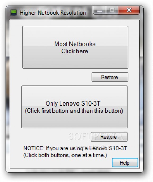 Higher Netbook Resolution screenshot