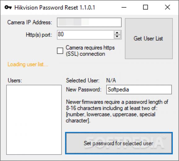 Hikvision Password Reset Helper screenshot