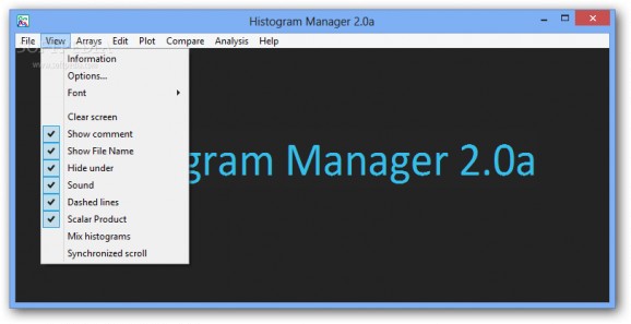 Histogram Manager screenshot