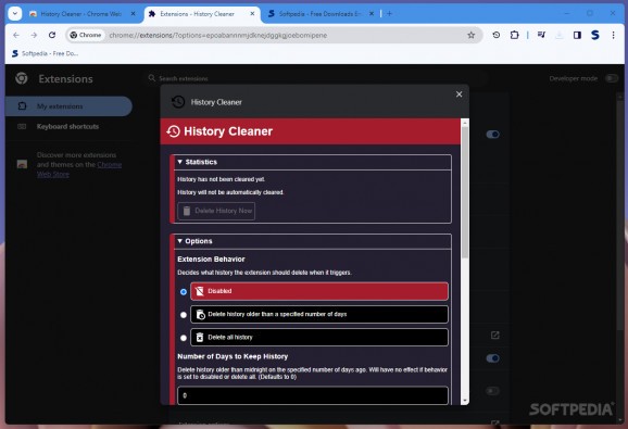 History Cleaner for Chrome screenshot