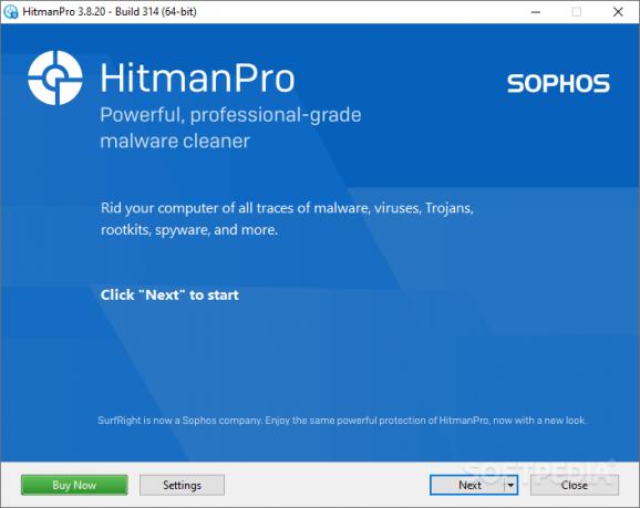 HitmanPro screenshot