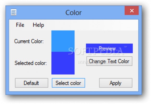 Color screenshot