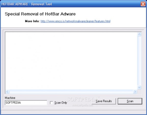 HotBar Adware Removal Tool screenshot
