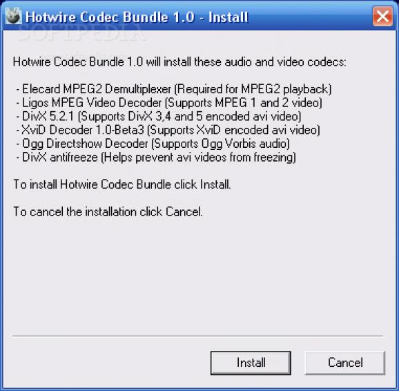 Hotwire Codec Bundle screenshot