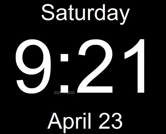 Huge Clock screenshot