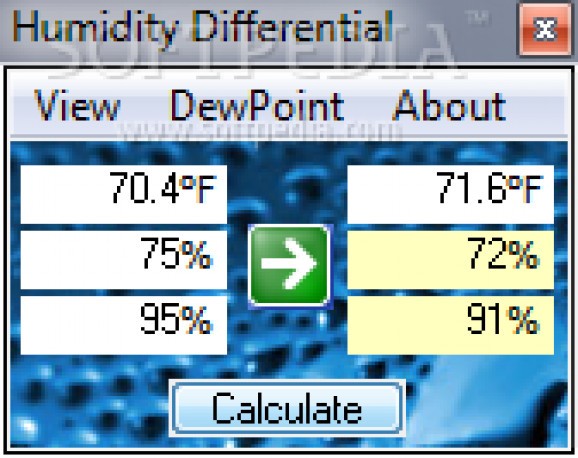 Humidity Differential screenshot