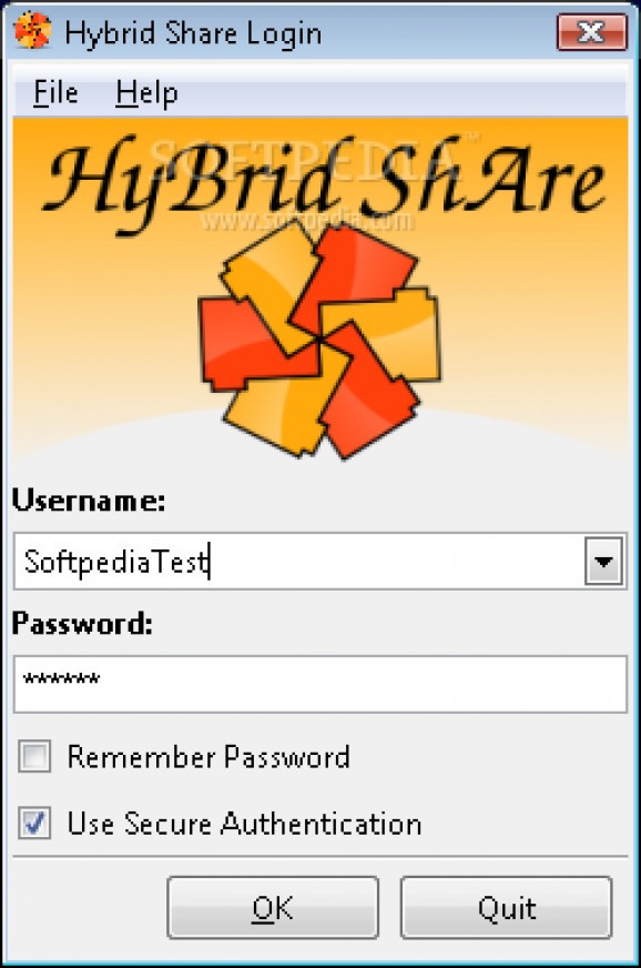 Hybrid Share screenshot