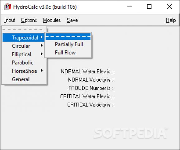 HydroCalc screenshot