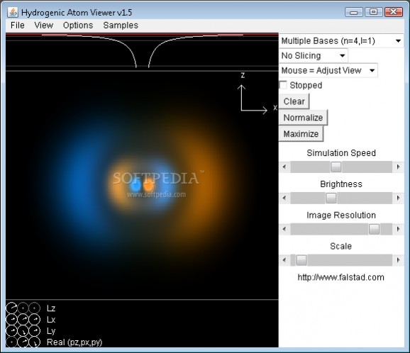 Hydrogen Atom Viewer screenshot