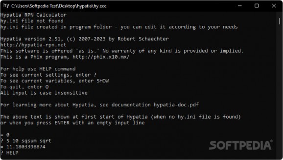 Hypatia screenshot