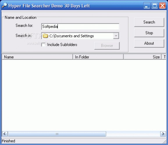 Hyper File Searcher screenshot