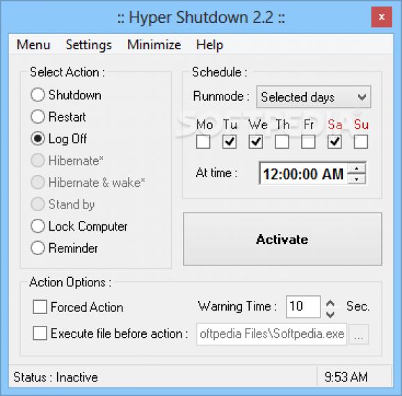Hyper Shutdown screenshot