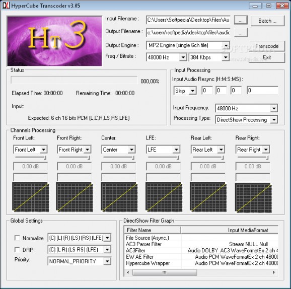 Hypercube Transcoder screenshot