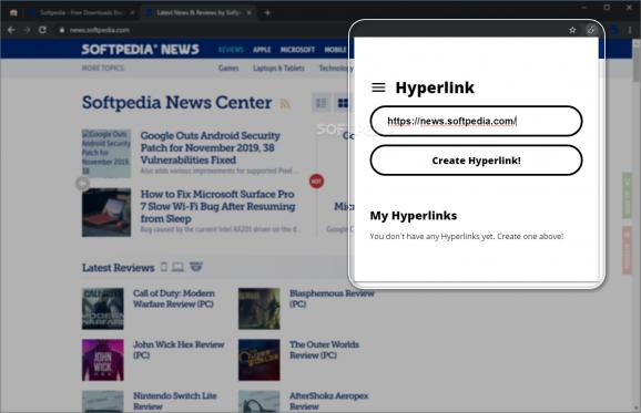 Hyperlink for Chrome screenshot