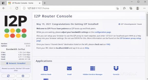 I2P screenshot