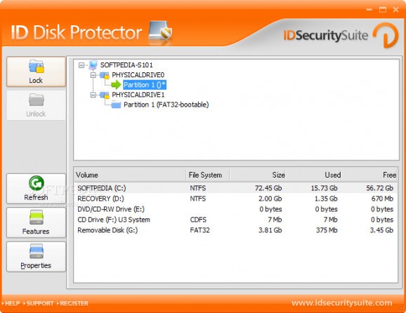 ID Disk Protector screenshot