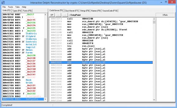 Interactive Delphi Reconstructor screenshot