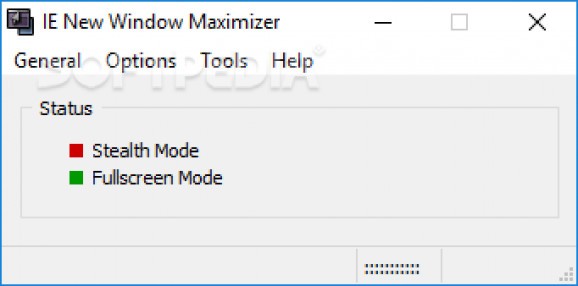 IE New Window Maximizer screenshot