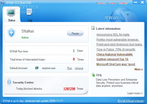 IEWall screenshot