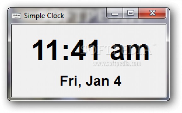 Simple Clock screenshot
