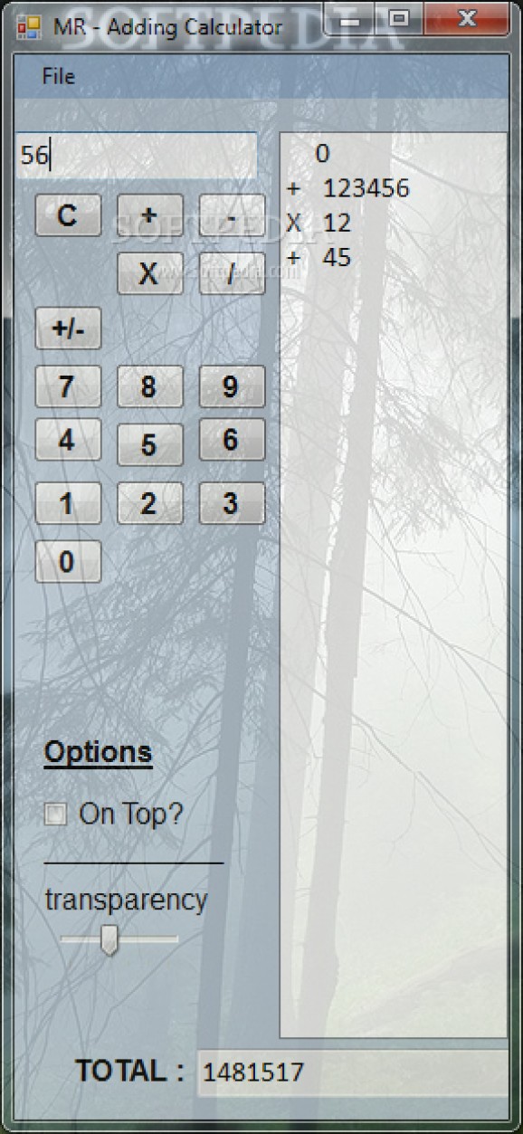 IMNMR Calculator screenshot