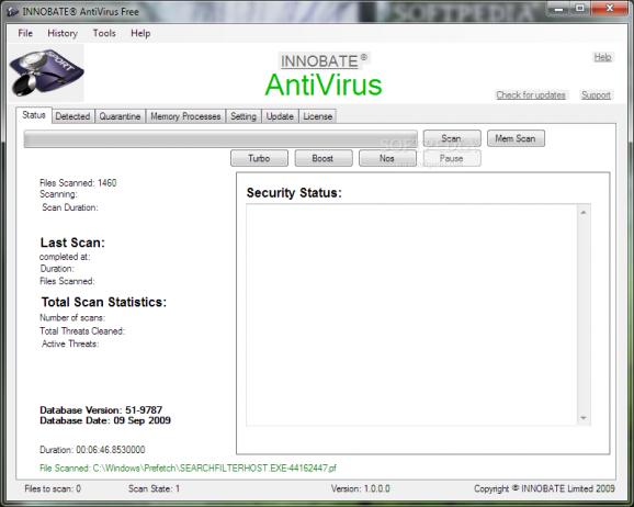 INNOBATE AntiVirus Free screenshot