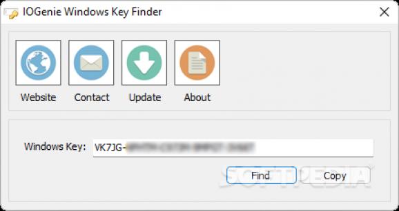 IOGenie Windows Key Finder screenshot