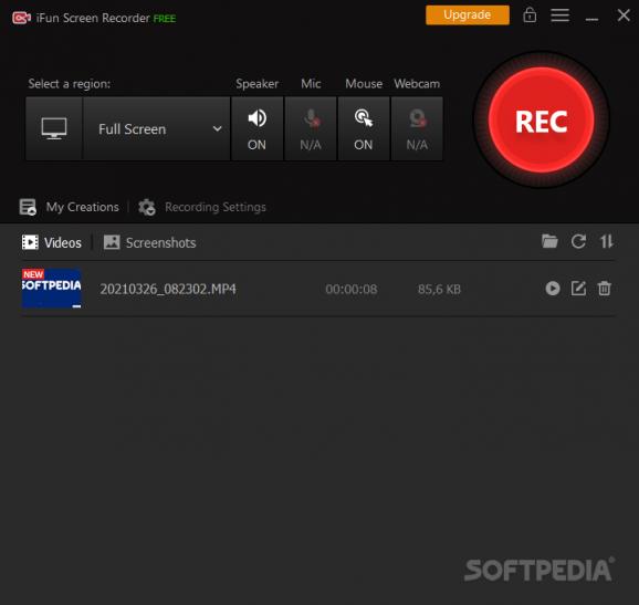iFun Screen Recorder screenshot