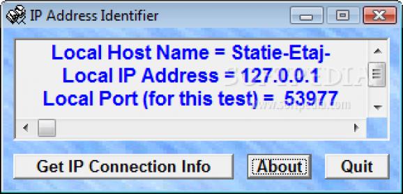IP Address Identifier screenshot