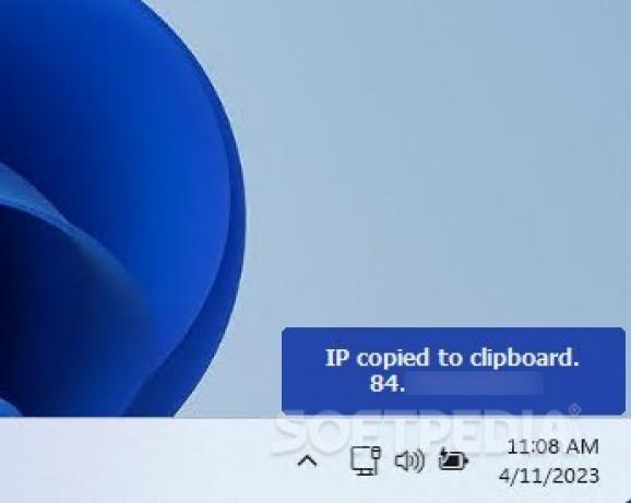 IP Copy to Clipboard screenshot