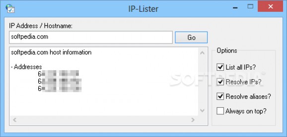 IP-Lister screenshot