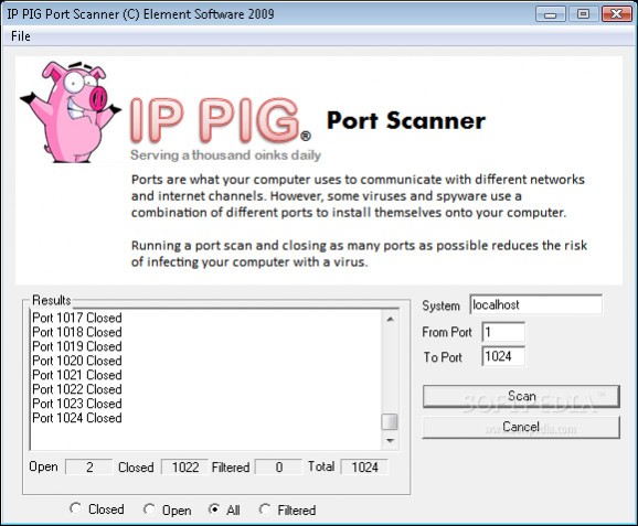 IP Pig Port Scanner screenshot