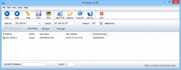 IP Seizer screenshot
