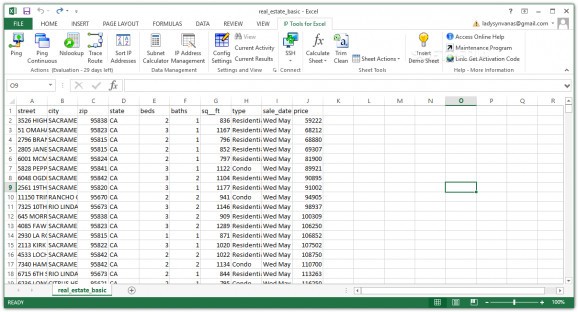 IP Tools for Excel screenshot