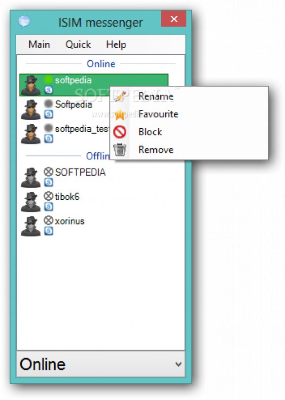 ISIM Messenger screenshot