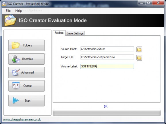 ISO Creator screenshot