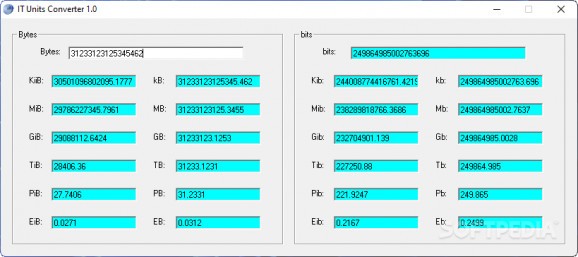 IT Units Converter screenshot