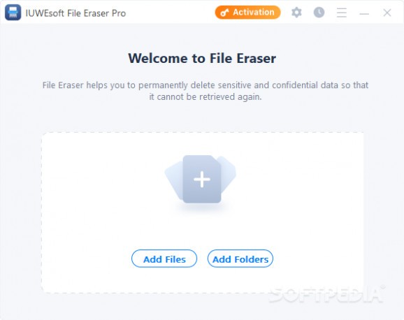 IUWEsoft File Eraser Pro screenshot