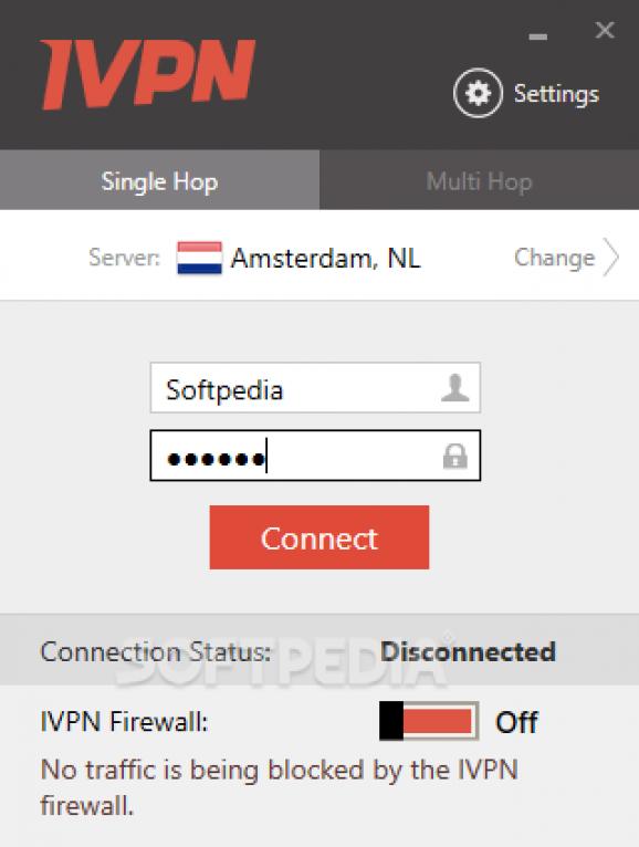 IVPN Client screenshot
