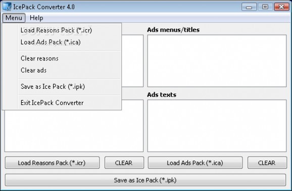 IcePack Converter screenshot
