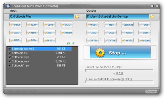 IconCool MP3 WAV Converter screenshot