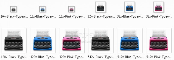 Icons: Typewriters screenshot