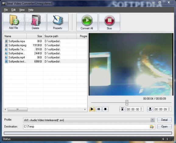 Ideal Video Converter screenshot