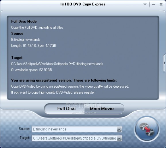 ImTOO DVD Toolkit Platinum screenshot