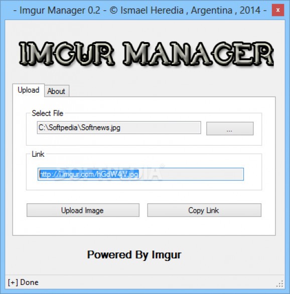 Imgur Manager screenshot