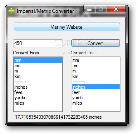 Imperial/Metric Converter screenshot