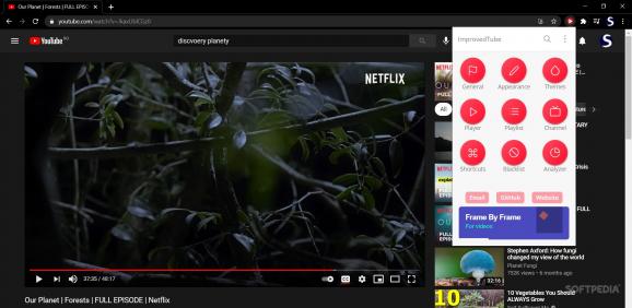 Improve YouTube for Chrome screenshot