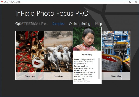 InPixio Photo Focus screenshot